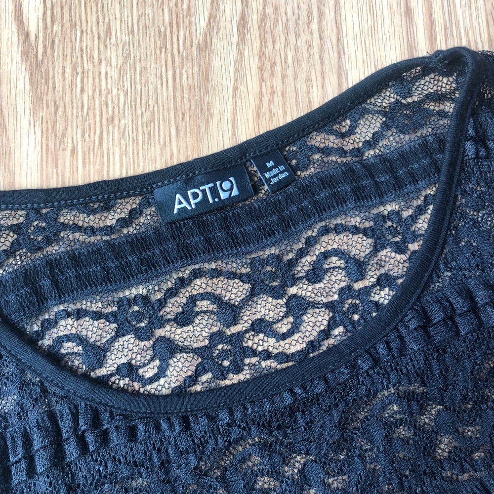 APT 9 🔥Sheer Lace Top 🔥 - Picture 1 of 4